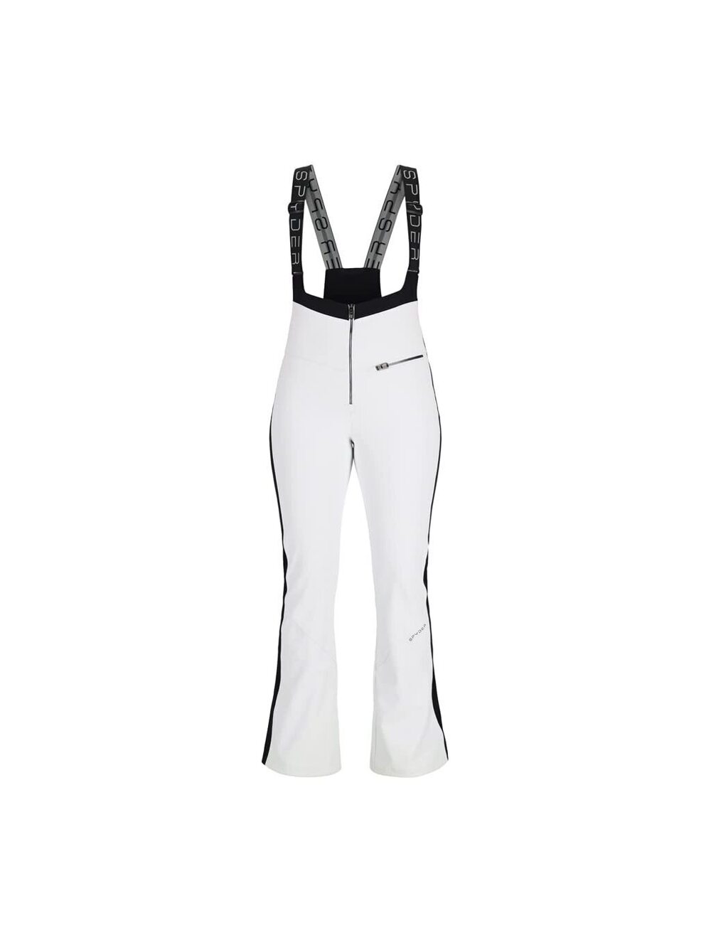 Spyder Womens Strutt Bib Shell Ski Pant White Size 16